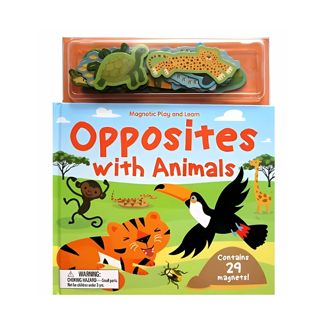 Opposites With Animals - Magnetic Play