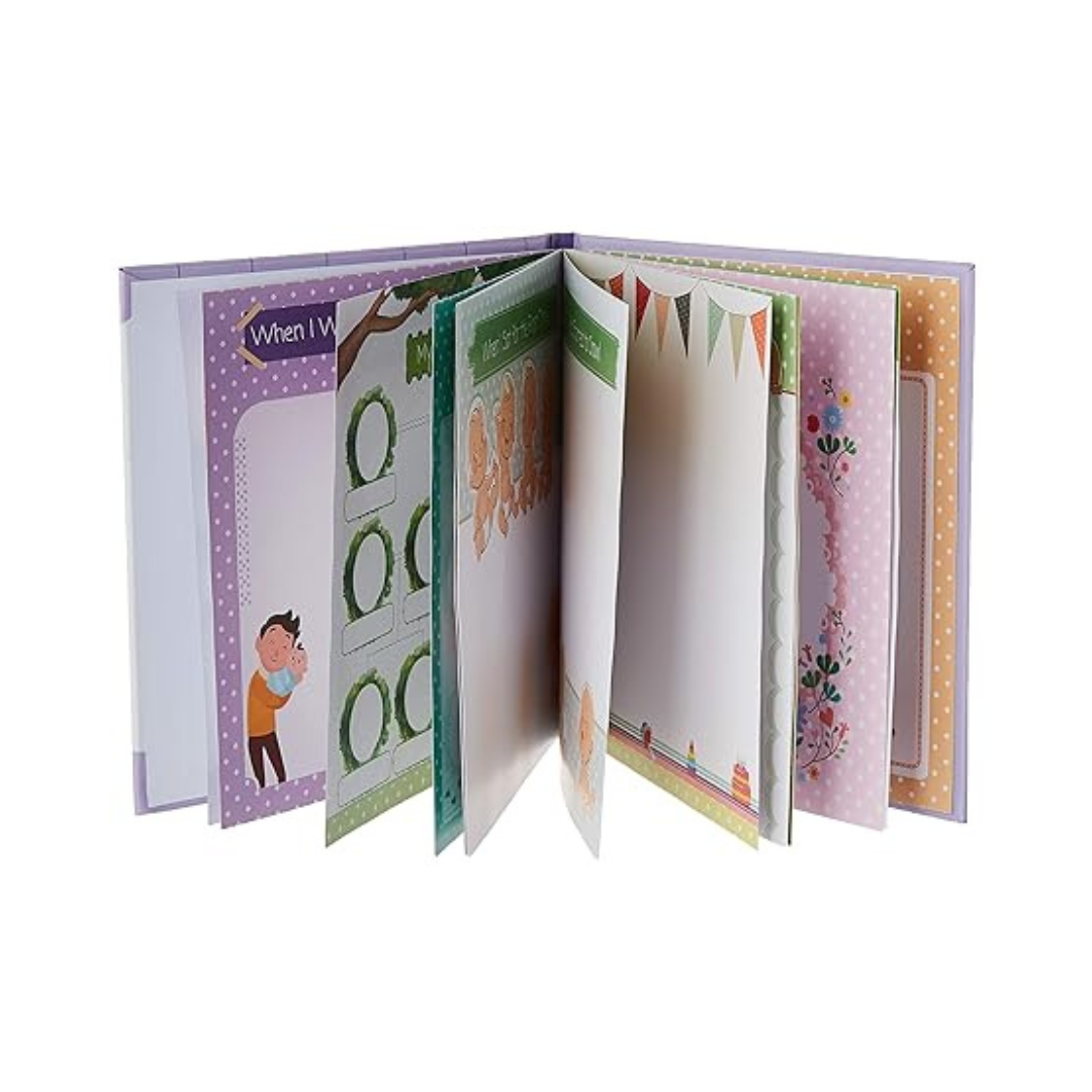 Baby Record Book - Purple