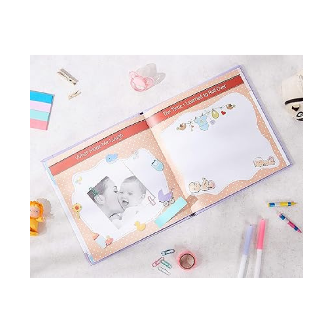 Baby Record Book - Purple