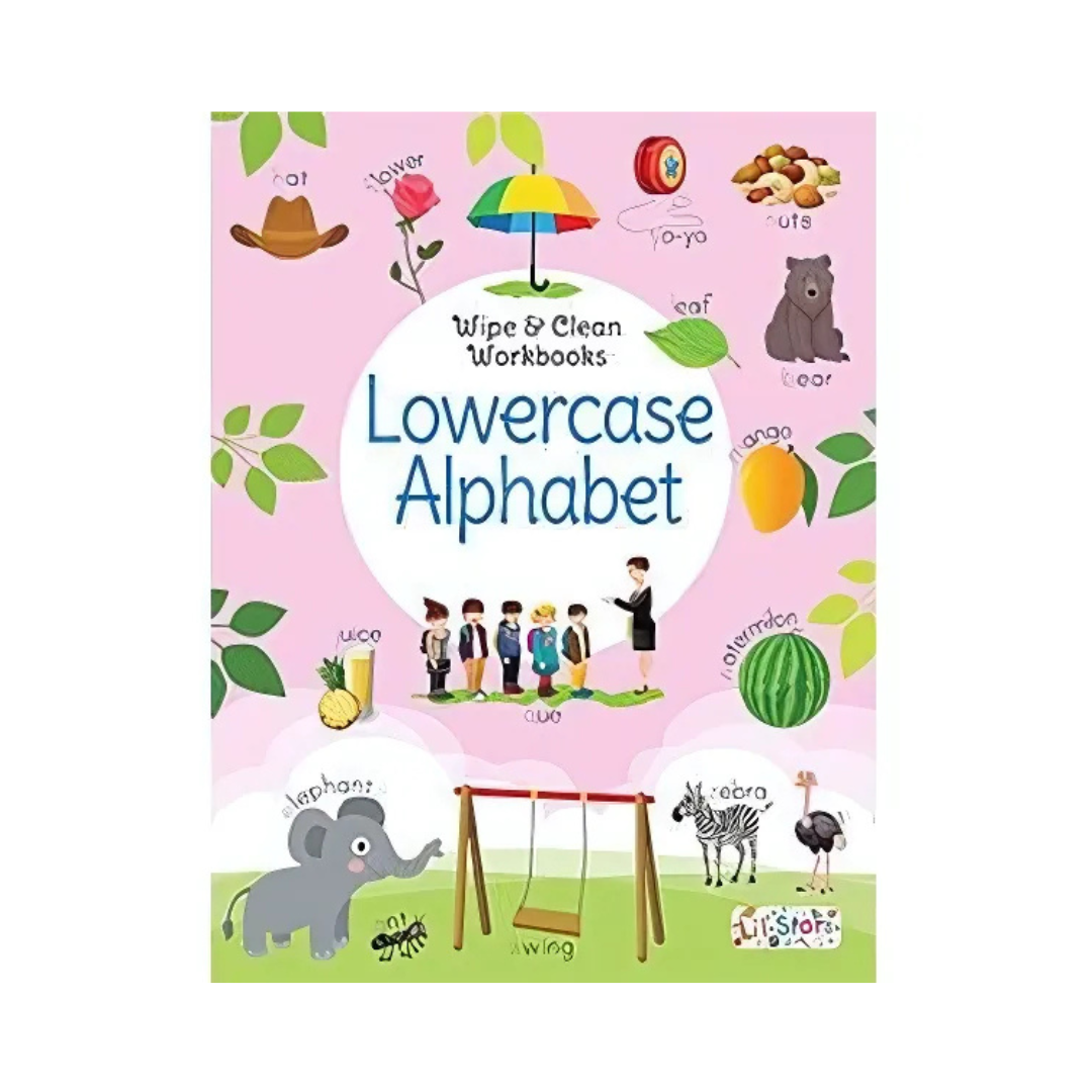 Wipe and clean: Lowercase Alphabet