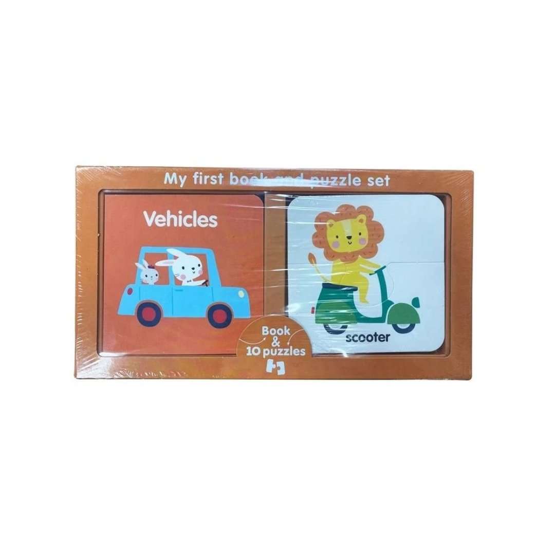 My First Book And Puzzle Collection: Vehicles