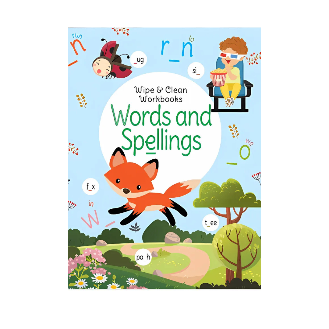 Wipe and clean: Words and spelling