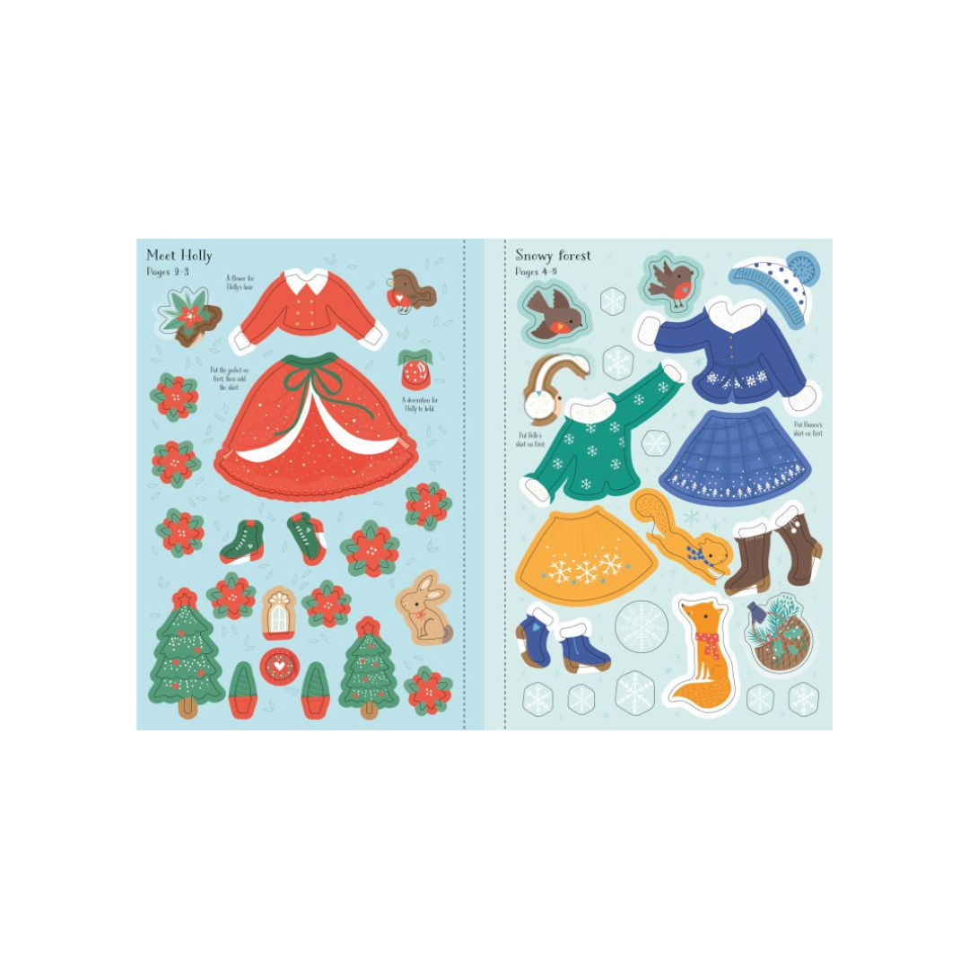 Little Sticker Dolly Dressing Christmas