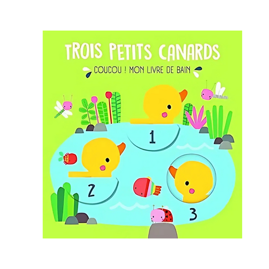 Trois petits canards livre bain: Coucou !