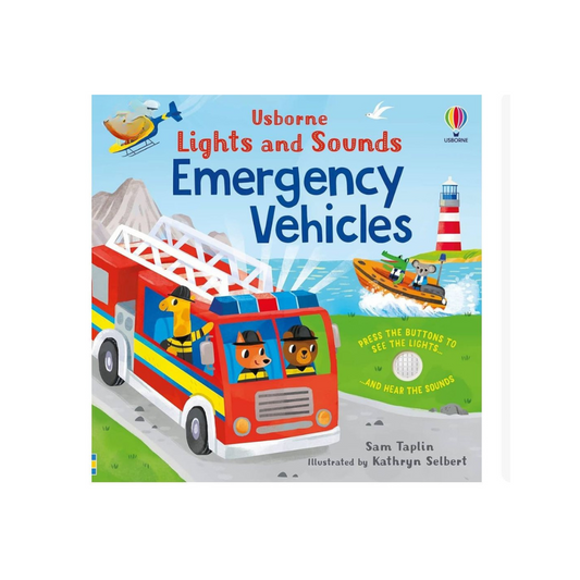 Usborne Lights and Sounds Emergency Vehicles