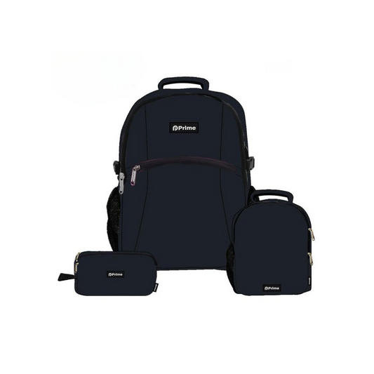 Black - Bag, Lunchbag & Pencil Case