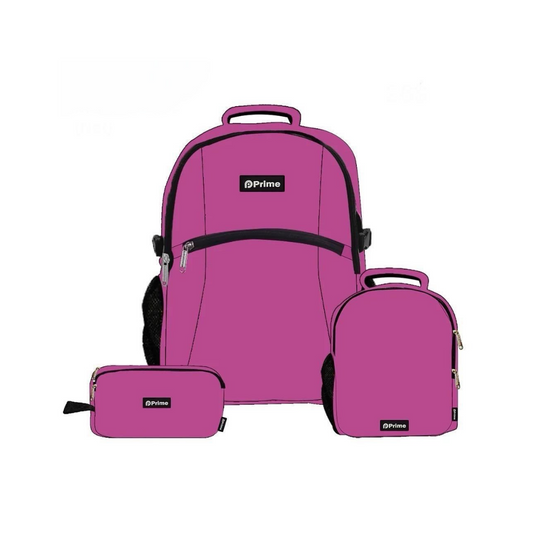 Pink - Bag, Lunchbag & Pencil Case