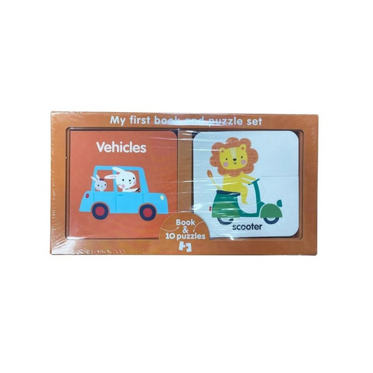 My First Book And Puzzle Collection: Vehicles