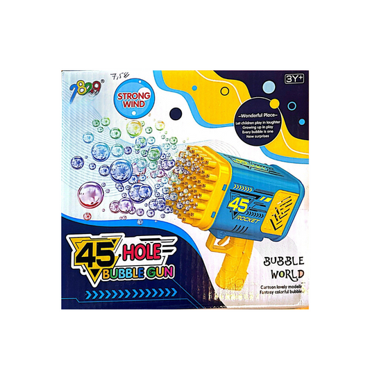 Blue 45 Hole Bubble Gun